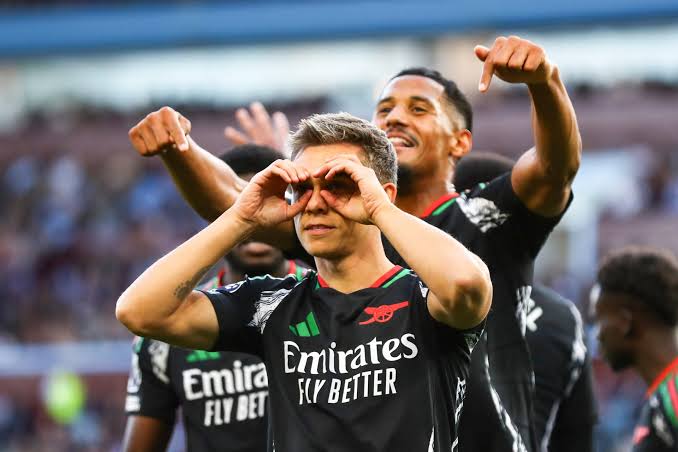 Leandro Trossard becomes Premier League chart-topper at Arsenal with Aston Villa goal