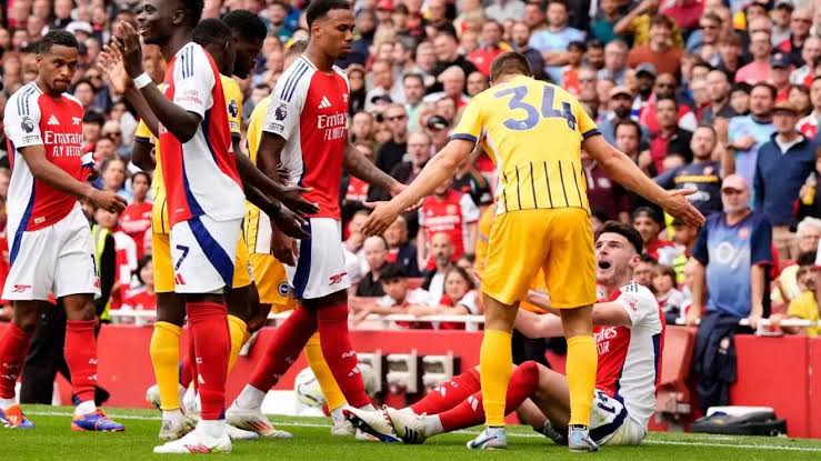 Arsenal fans scream for consistency after Rice red as Arteta’s bus wobbles through Brighton test