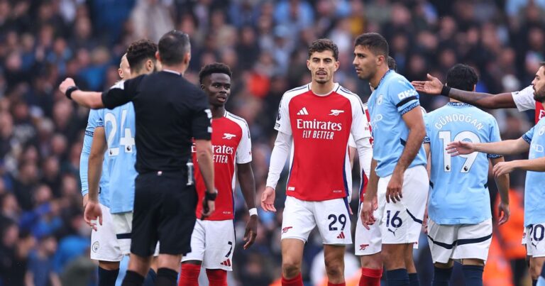 Why Kai Havertz wasn’t sent off for Rodri incident during Man City vs Arsenal amid VAR admission