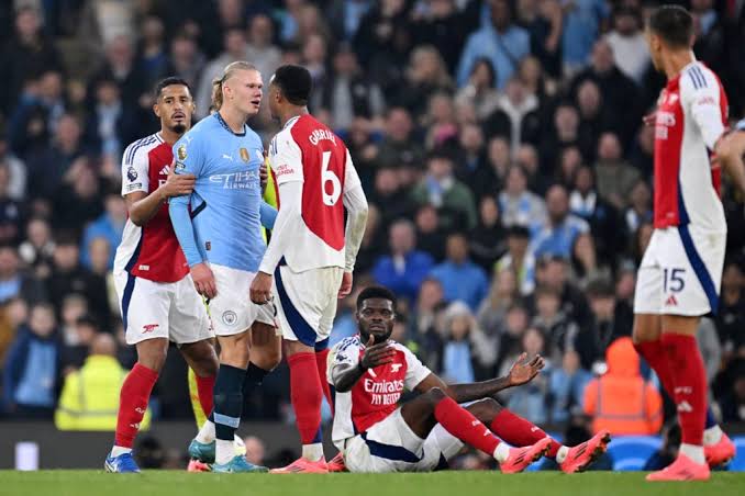 Watch as rattled Erling Haaland confronts Arsenal boss Mikel Arteta with four words, his head was gone