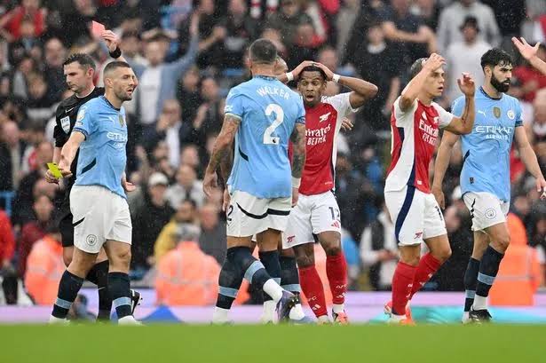 Did you see what Leandro Trossard did after getting sent off in Man City vs Arsenal tie?