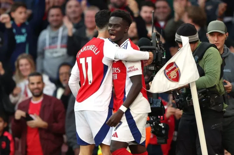 Arsenal star makes cryptic Bukayo Saka comparison to Lionel Messi and Cristiano Ronaldo