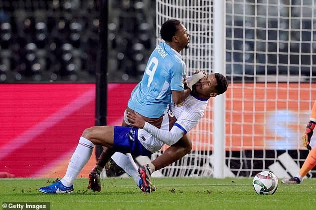 William Saliba is mocked by fans after giving away a clumsy penalty in ‘awful display’ against Belgium – before France claim Nations League victory