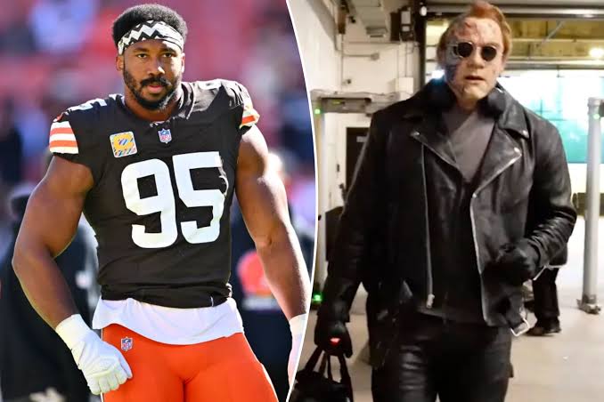 Arnold Schwarzenegger Says Myles Garrett Terminator is…