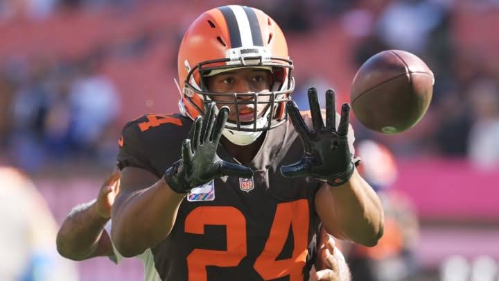 Chubb Shines: Browns Star RB Earns Top Honour