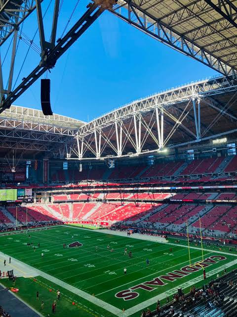 BREAKING: Cardinals -Bears game to feature open roof at the state farm stadium.